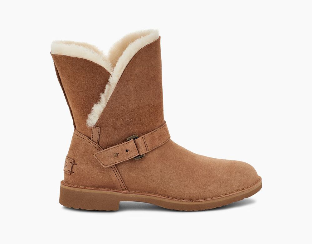 Ugg Syden - Womens Short Boots - Brown - NZ (5826MWANY)